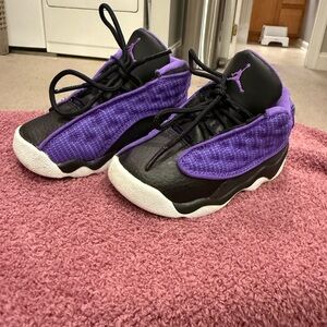 Jordan Kids Sneakers in Purple and Black